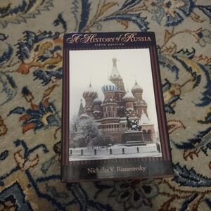 A History of Russia by Nicholas V Riasanovsky, 1989 edition, hardback